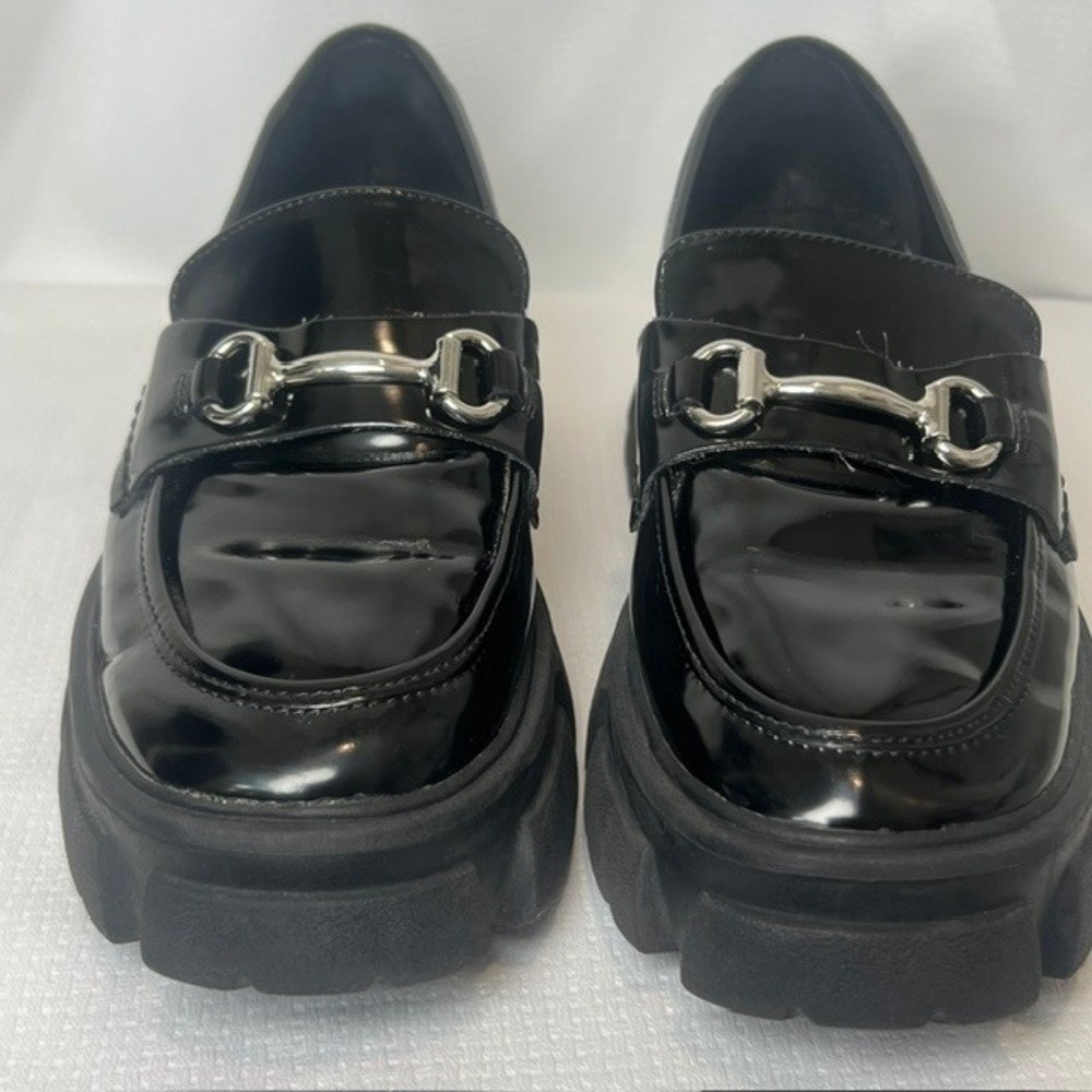Dark Academia Steve Madden Trifecta Lug Sole Effortlessly Chic Loafer Womens 9